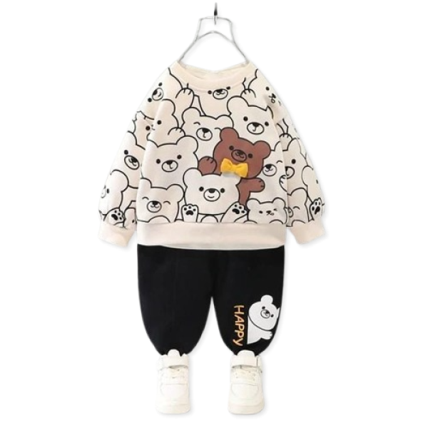 Bear Printed Track Suit kids