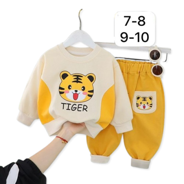Bear printed track suit kids