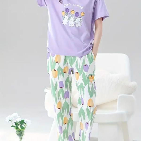 Printed design Night Suit